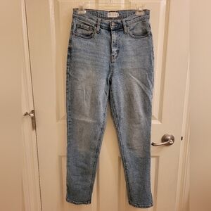 Cello Light Blue High Rise Mom Jeans